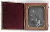 (CASED IMAGES) Group of 12 daguerreotype portraits,